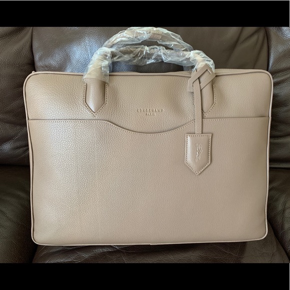 Longchamp Handbags - Longchamp leather briefcase NEW